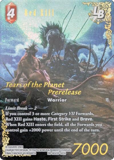 Red XIII LB (PR-183/25-107H)