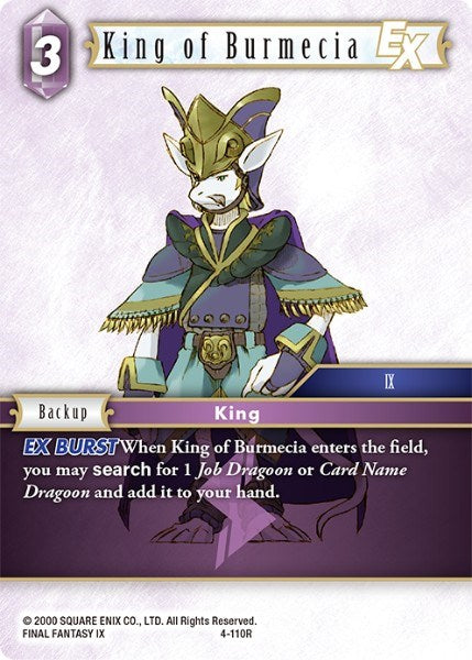 King of Burmecia EX